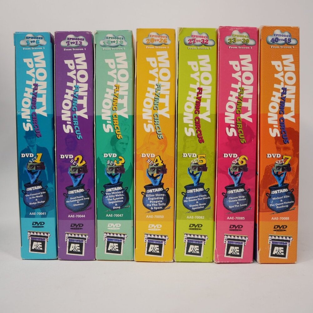 Monty Pythons Flying Circus Complete Series DVD Box Sets Remastered TESTED